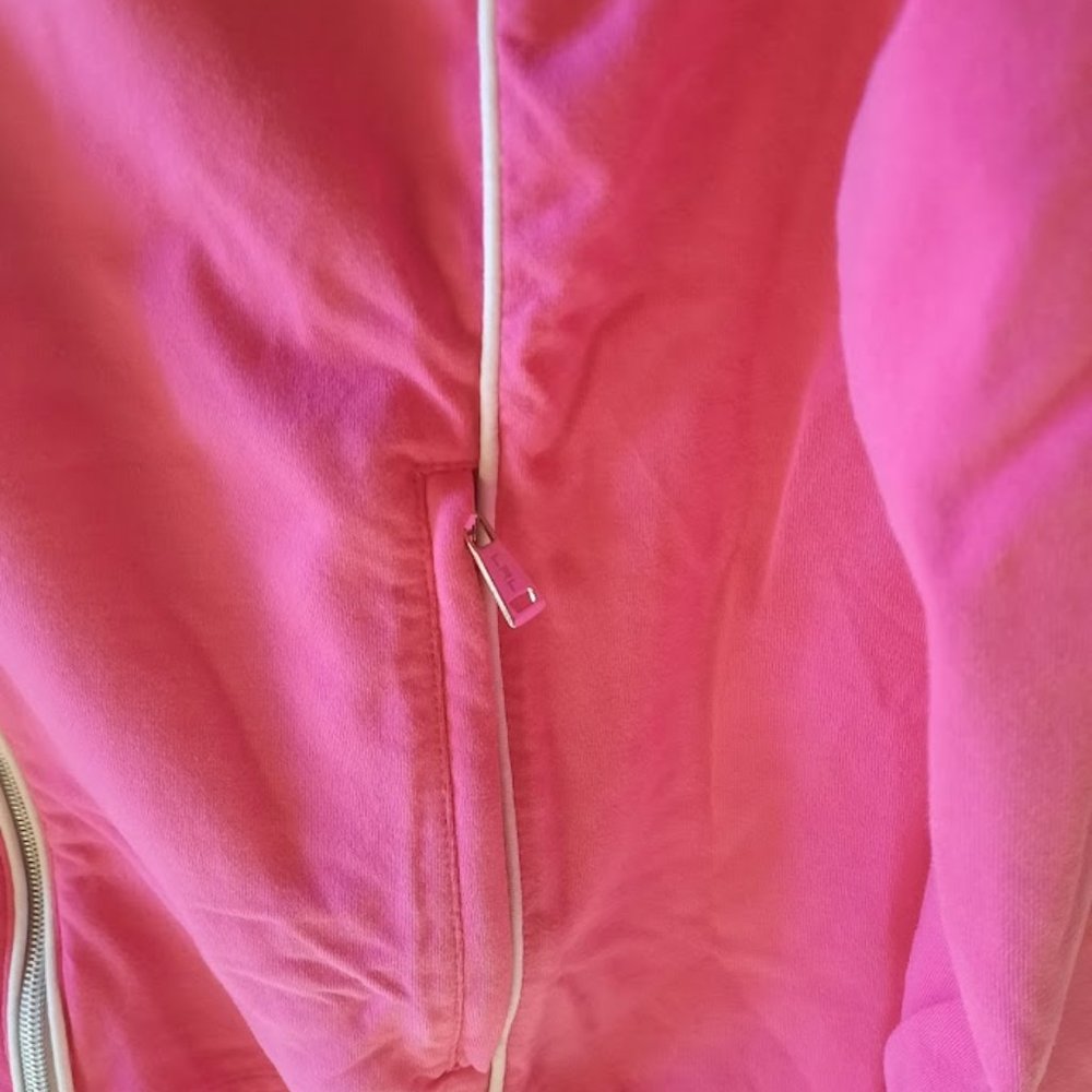 LRL Ralph Lauren Pink Cotton Stretch Full Zip Jacket Sz XL - Picture 4 of 5